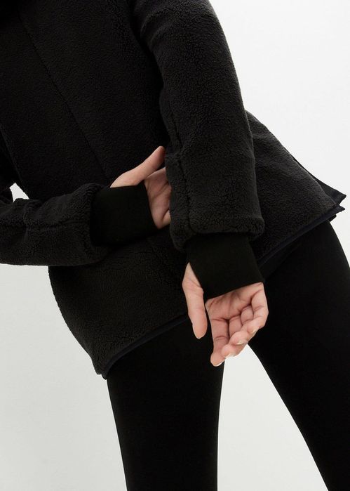 B.P.C ciążowa bluza polarowa czarna r.44/46