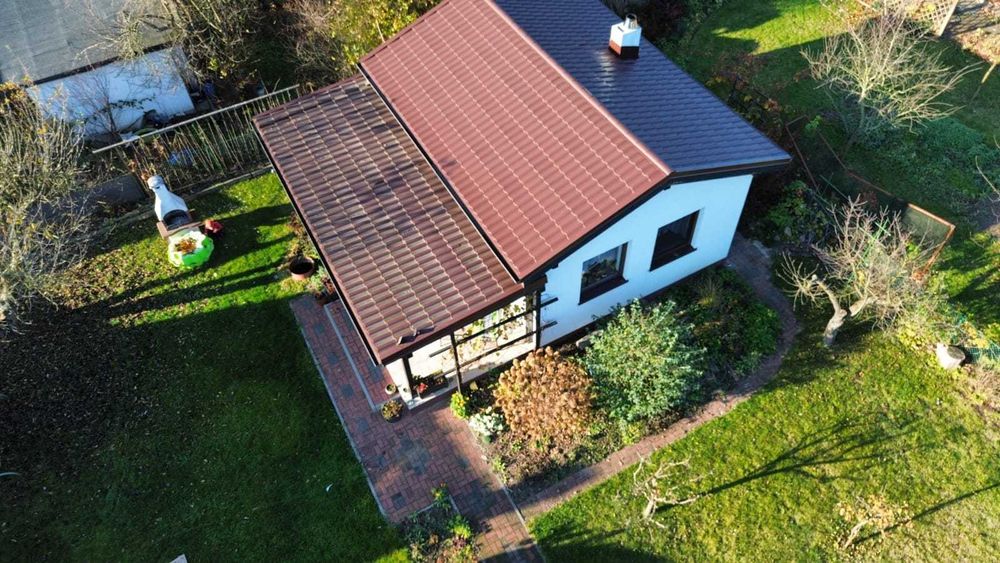 Działka Rekreacyjna ROD z całorocznym domkiem – Biedrusko