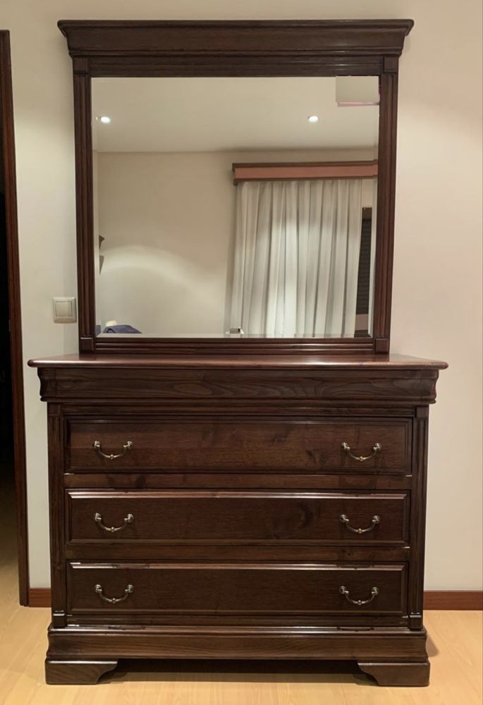 Quarto de Solteiro XL em Castanho