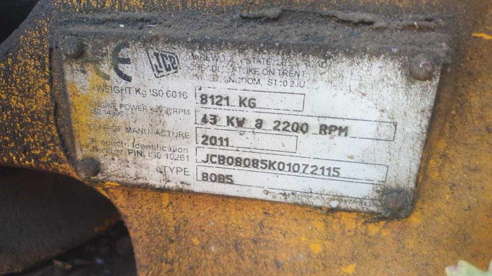 Koparka Gąsienicowa JCB 8085ZTS