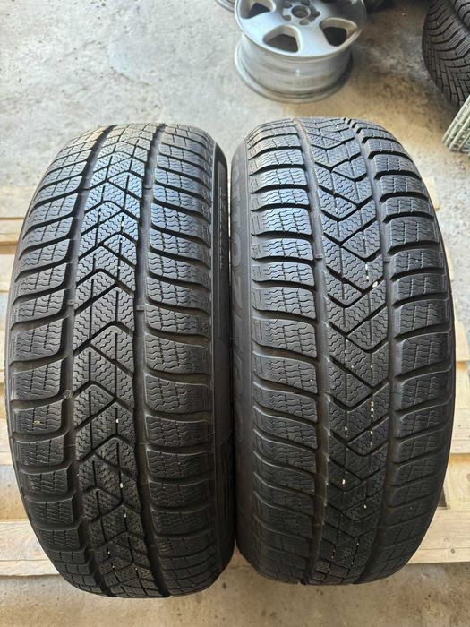 Opony zimowe 205/60 r17 Pirelli 7mm bieżnika 2021r 2szt ZIMA 248#