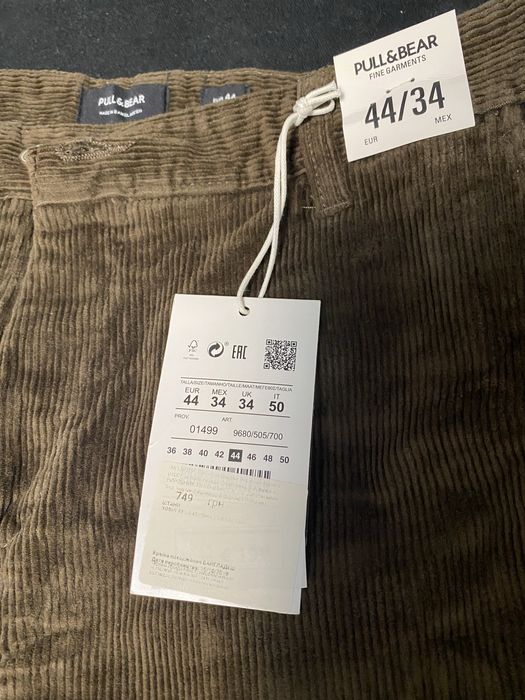 Брюки чоловічі, вельвет