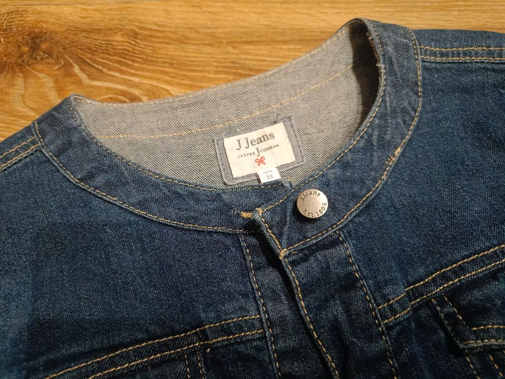 JASPER CONRAN JEANS kurtka dżinsowa granatowa  13 L 152/158