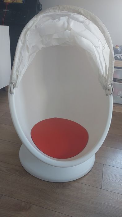 IKEA PS LOMSK Fotel obrotowy dla dzieci biały