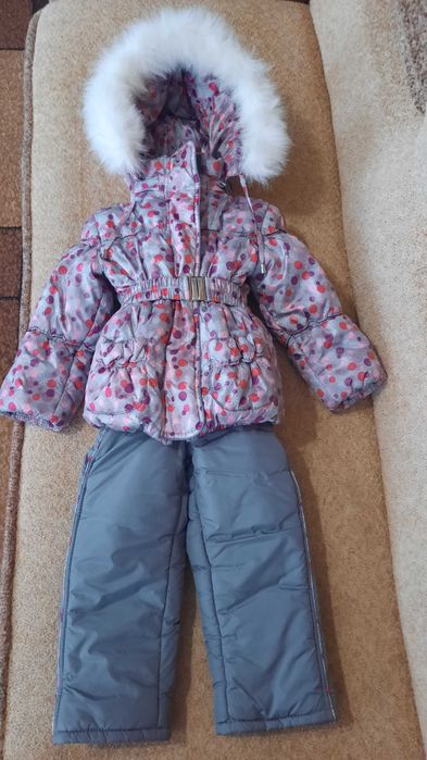 Комбінезон зимовий, куртка штани, дівчинка, 4-6 років