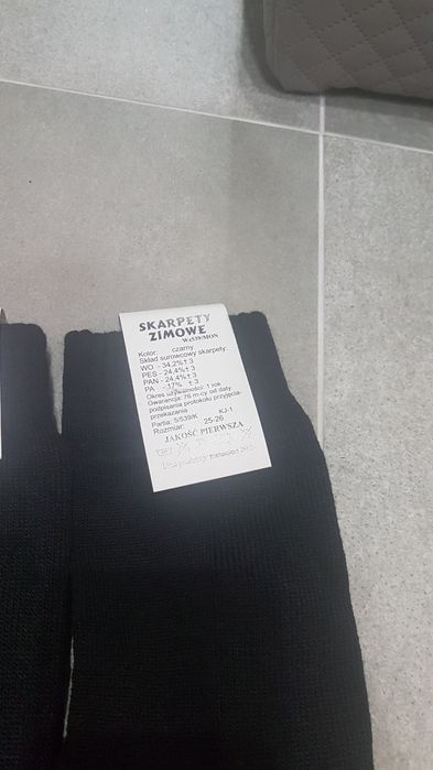 Skarpety zimowe wz539 MON