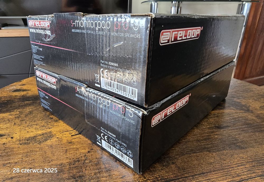 Reloop sMonitor Pad5 pro podkładki pod kolumny