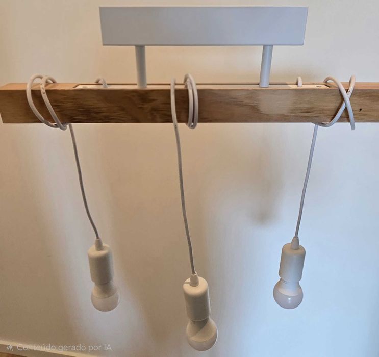 Plafon TOWNSHEND madeira branco