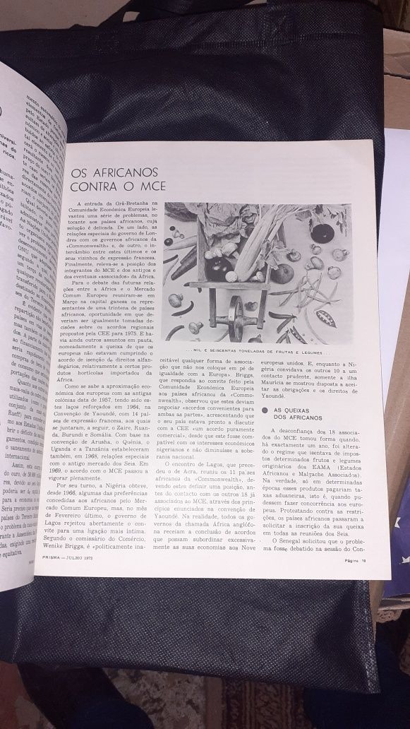 Prisma revista rara Angola 1973 Colonial