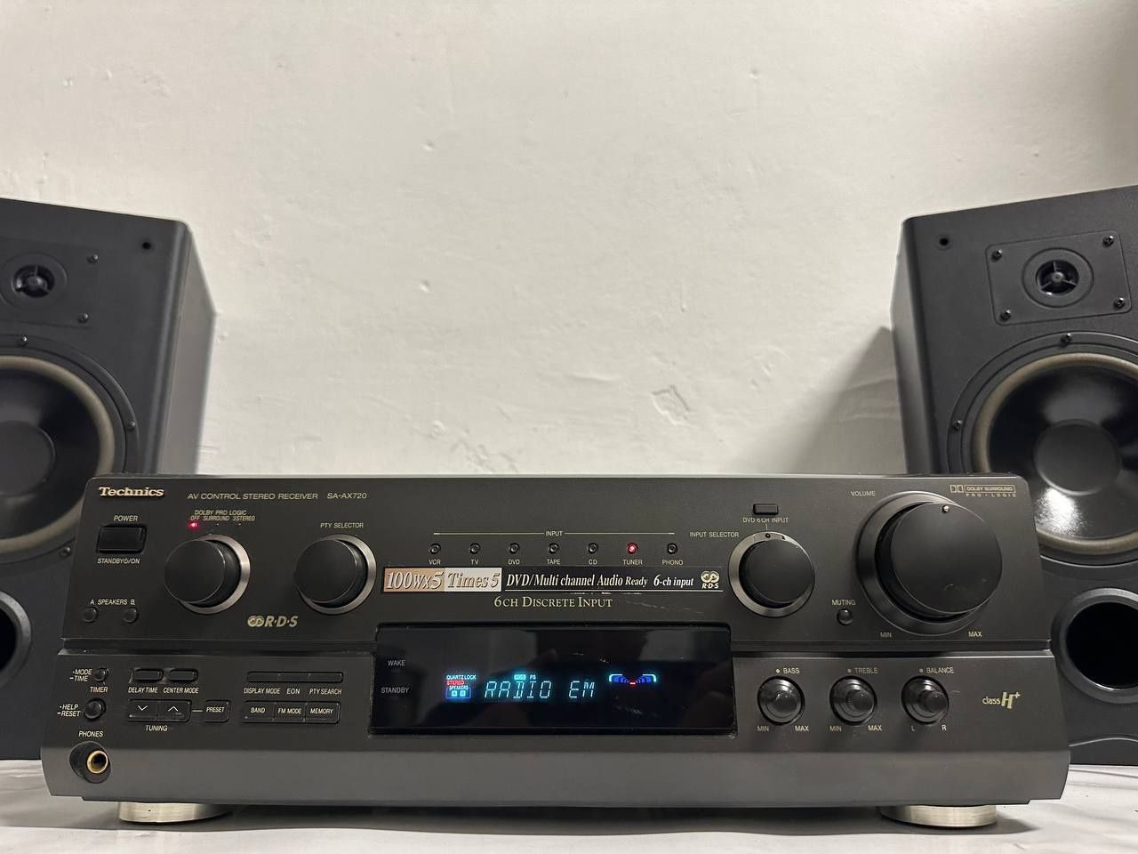 Amplituner stereo Technics SA-AX720, 5 x 100 watów, Japan