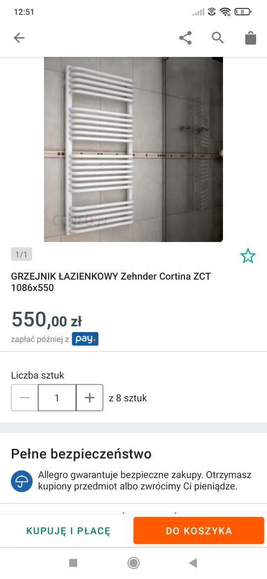 4 Grzejniki jak NOWE !