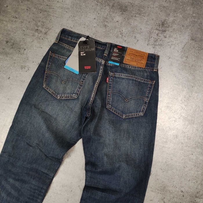 MĘSKIE Spodnie Jeansowe Jeansy Slim NOWE Eleganckie Levis PREMIUM