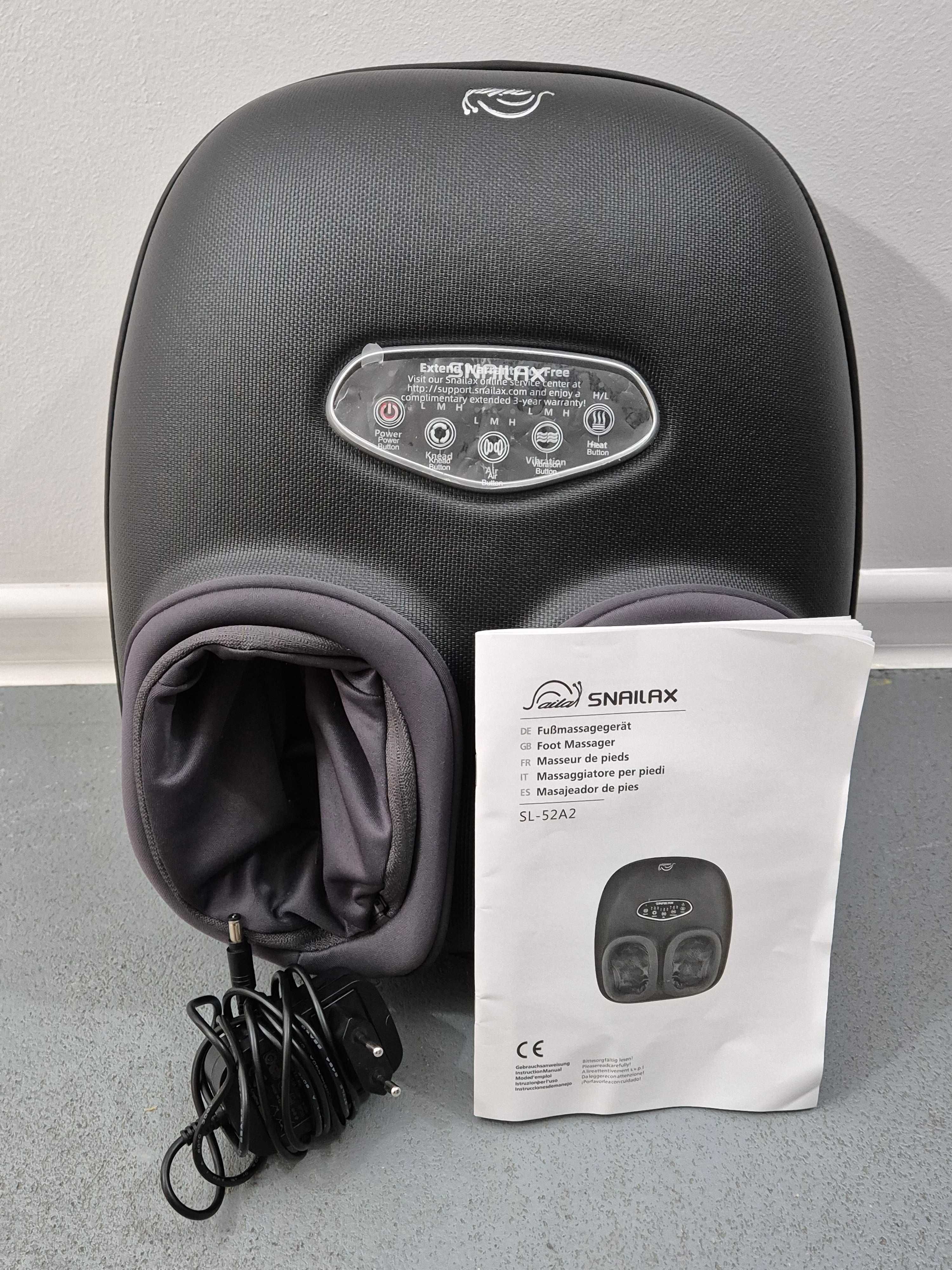 Snailax Shiatsu Masażer do stóp z ciepłem używany
