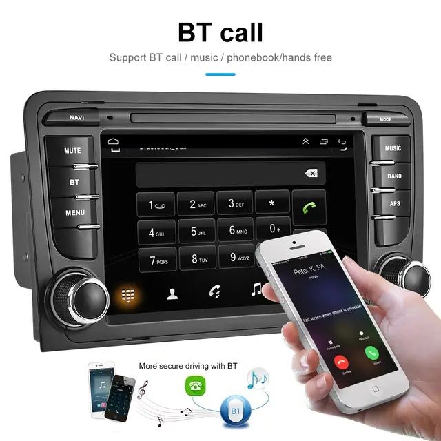 Rádio android 11 2/32gb Audi A3/S3/RS3 carplay gps wifi Bluetooth NOVO