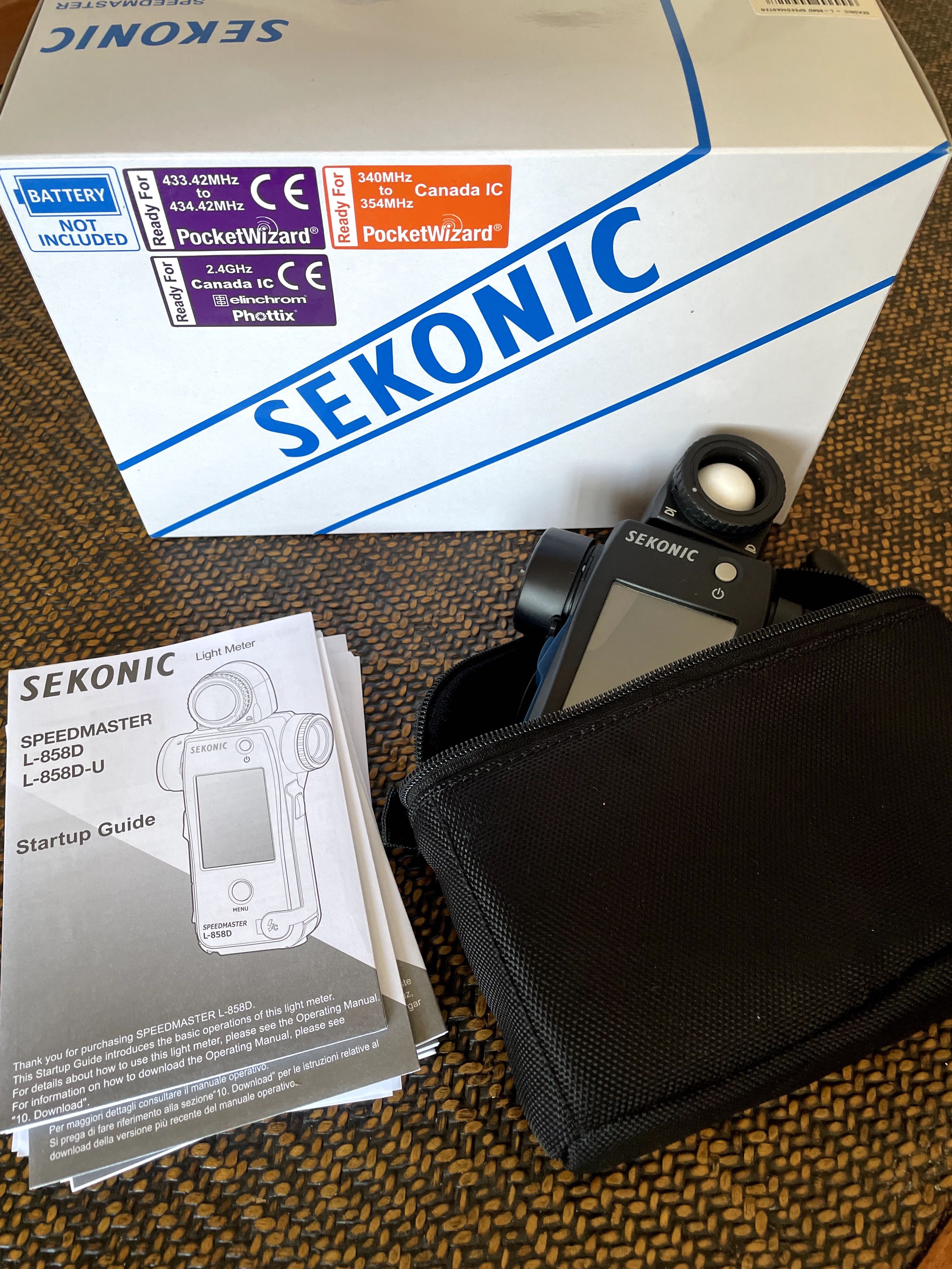 Sekonic Speedmaster L-858D Fotómetro | Como Novo
