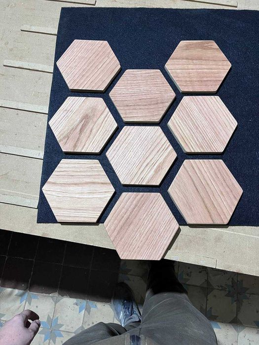 Панелі стінові, акустичні! Рейка з дерева декоративна, перегородка, 3д