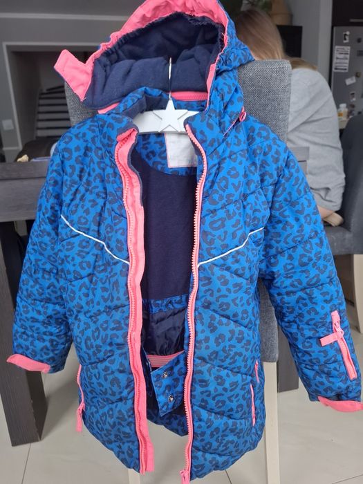Ciepła kurtka na zime dla dziewczynki  roz.122 Kiki &Koko