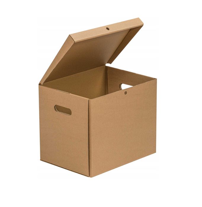 Pudełko kartonowe karton pojemnik na regał 400x300x330 mm pudło GRUBE