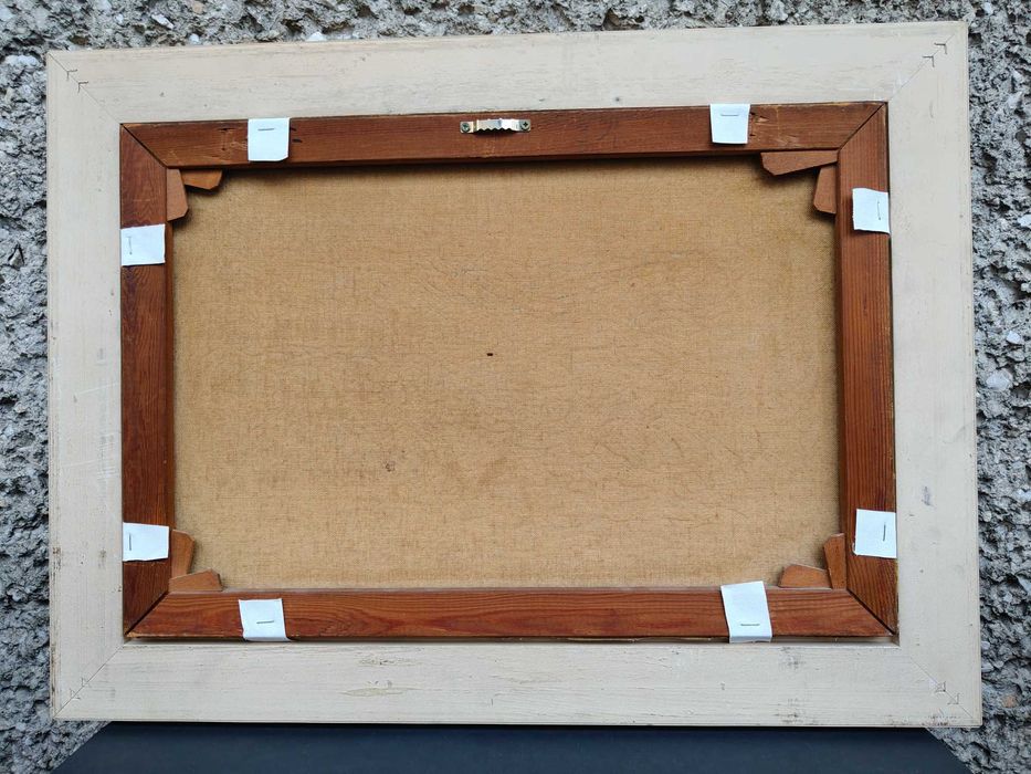 Droga nad zatoką, Johs. Lange, malarz duński 1. poł. XX w.