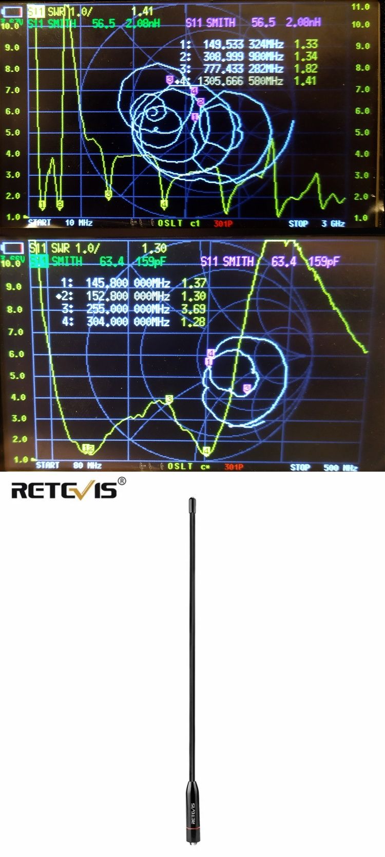 Антена Retevis UHF/VHF 39 см SMA-F 136-174 400-470 МГц

В продажу нові