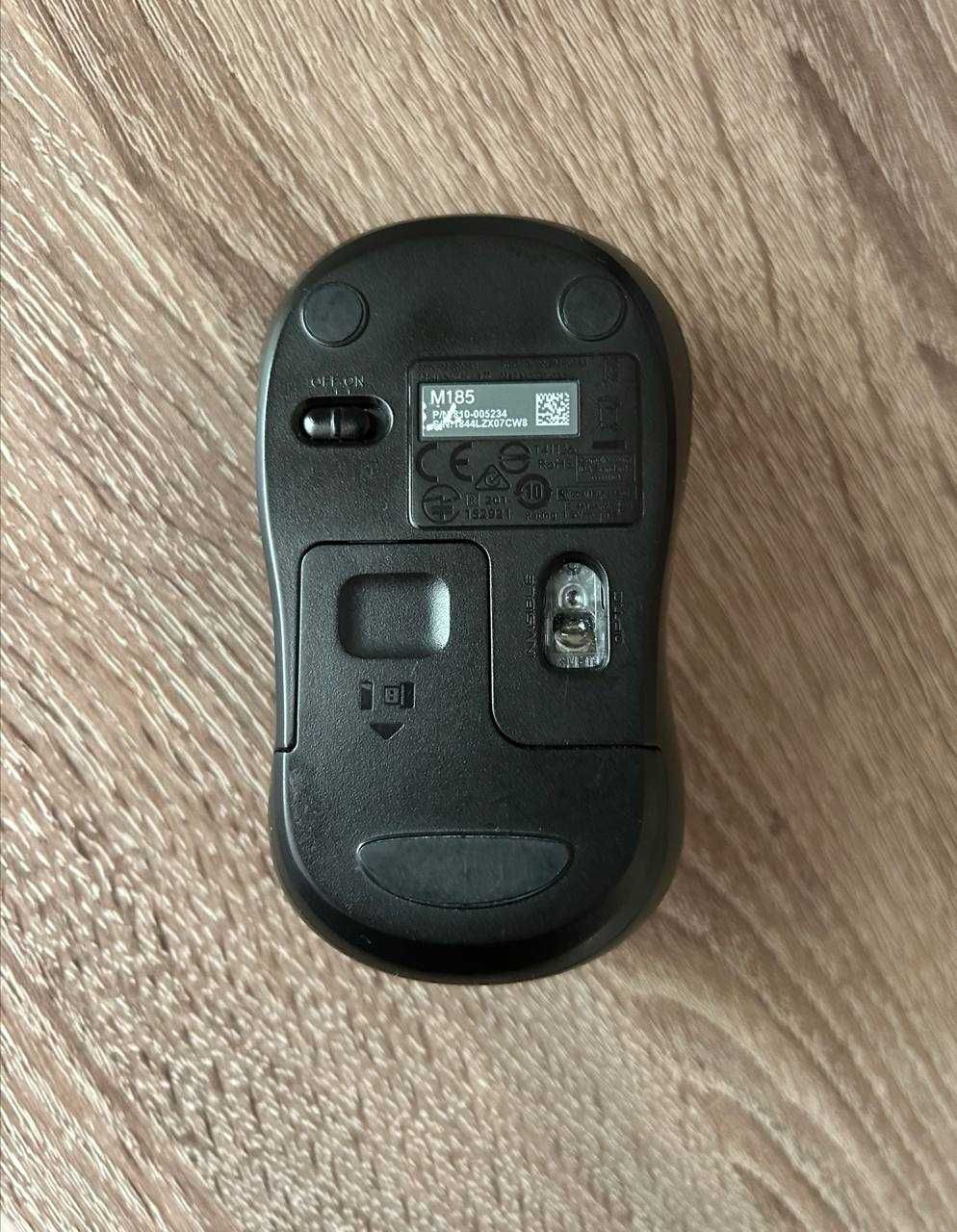 Миша бездротова Logitech M185 WL Swift Grey