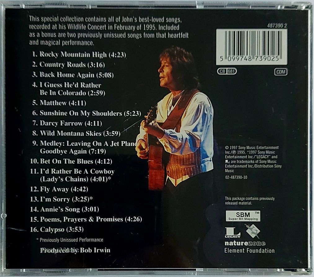 John Denver The Best Of Live 1997r