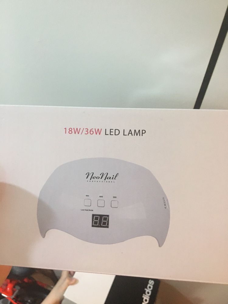 Lampa led neonail 18W/36W display manicure pedicure hybrydowy diody