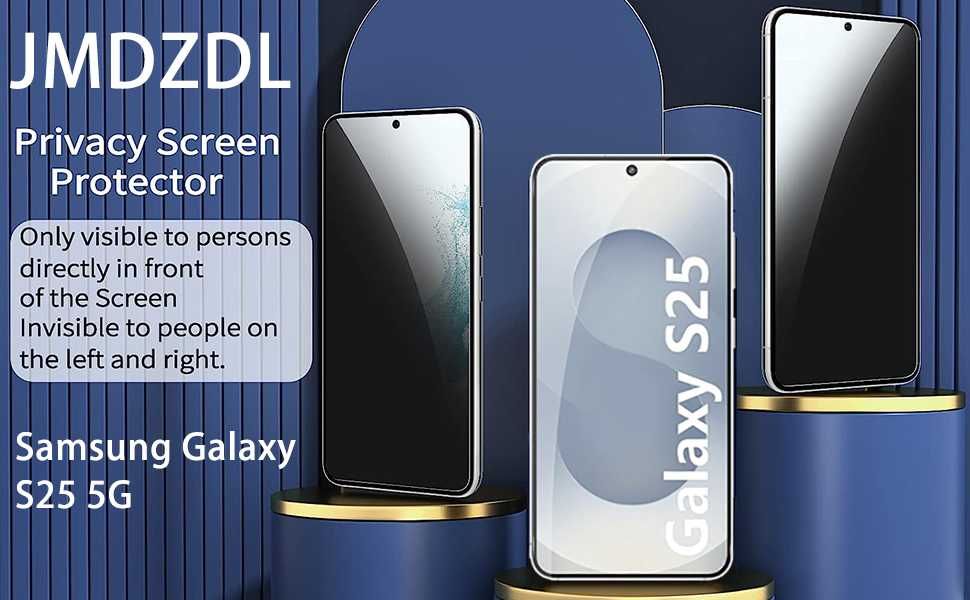 Protetor de ecrã anti-espião Samsung Galaxy S25 5G