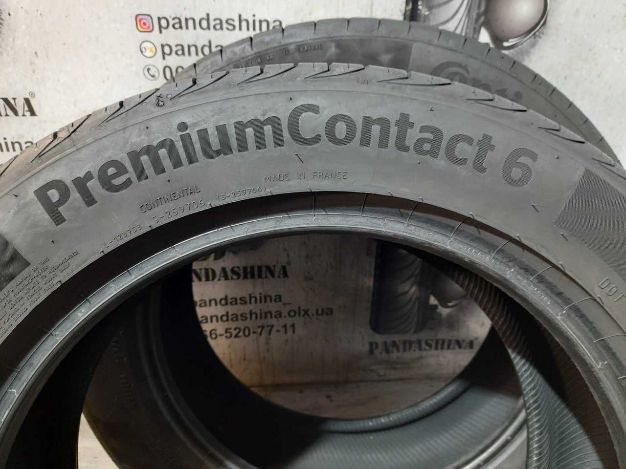 Шини 6мм 205/55 R17 CONTINENTAL PremiumContact 6 б/в літо склад