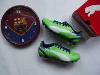 korki Puma 38 buty piłkarskie 24 cm + FC Barcelona zegar zestaw