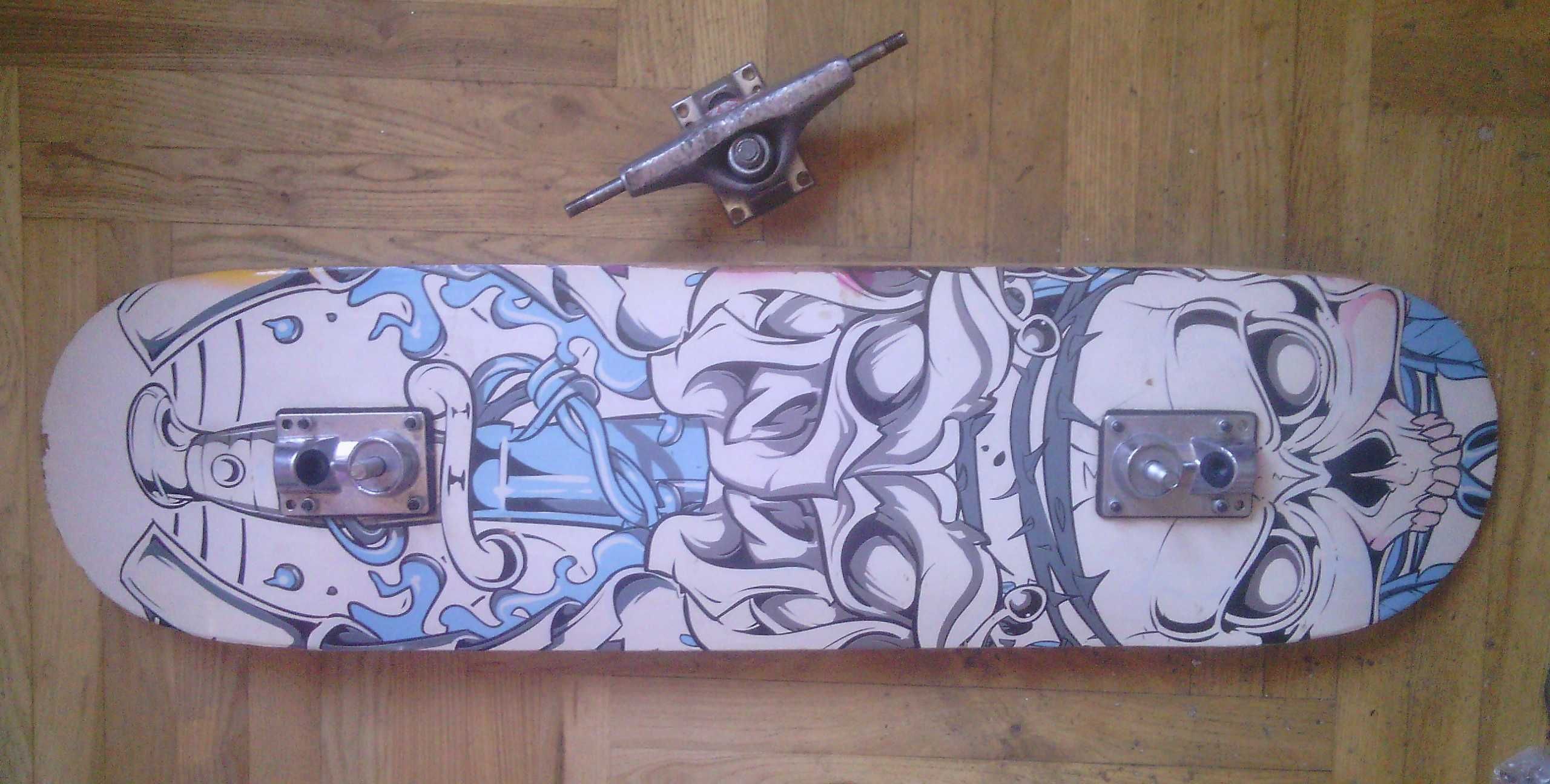 подросткам транспорт Дека скейтборд подвеска skateboard скейт запчасти