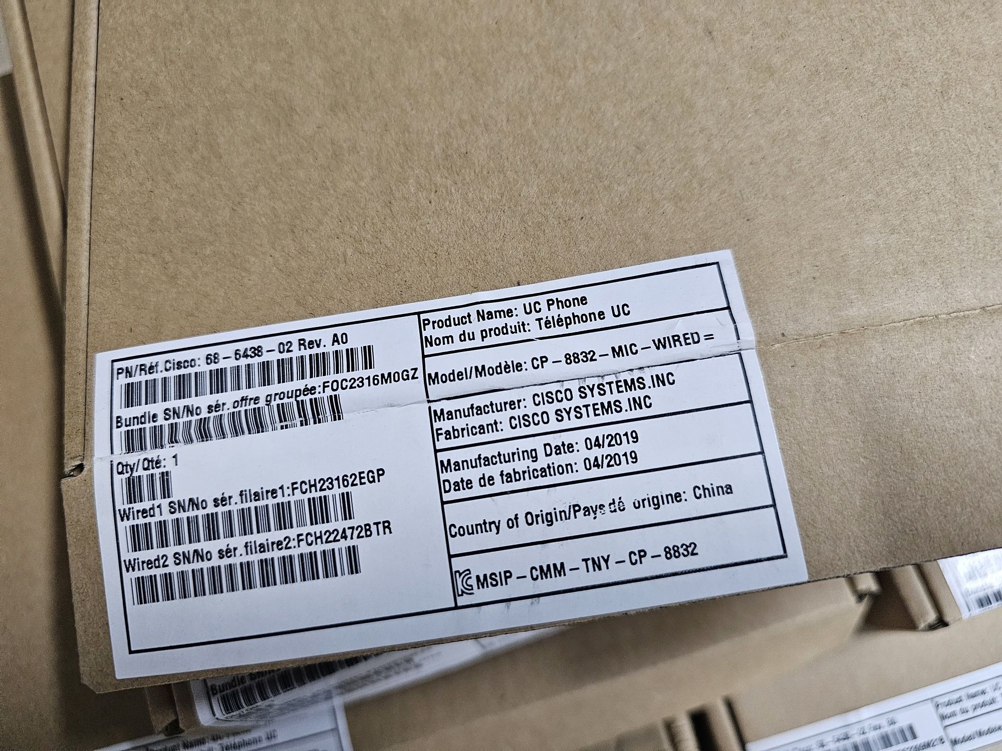 Мікрофони Cisco CP-8832 для IP телефонії Cisco
