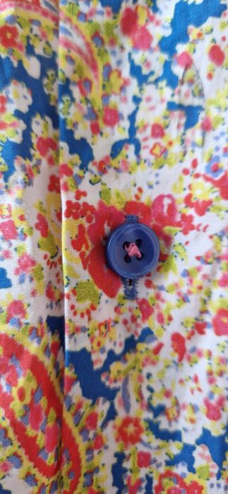 Kolorowa koszula premium Hawes & Curtis York rozm. S - paisley