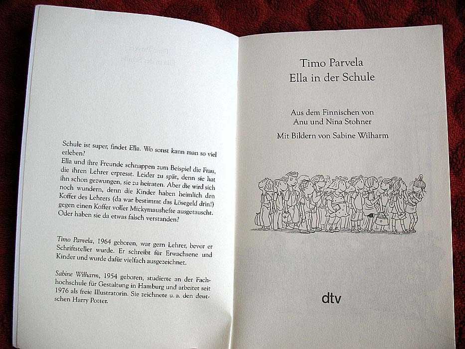 Ella in der Schule _ Timo Parvela - książka niemiecka dla dzieci