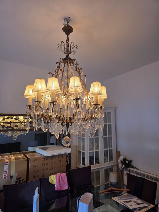 Lustre de cristal da "coisas da terra"