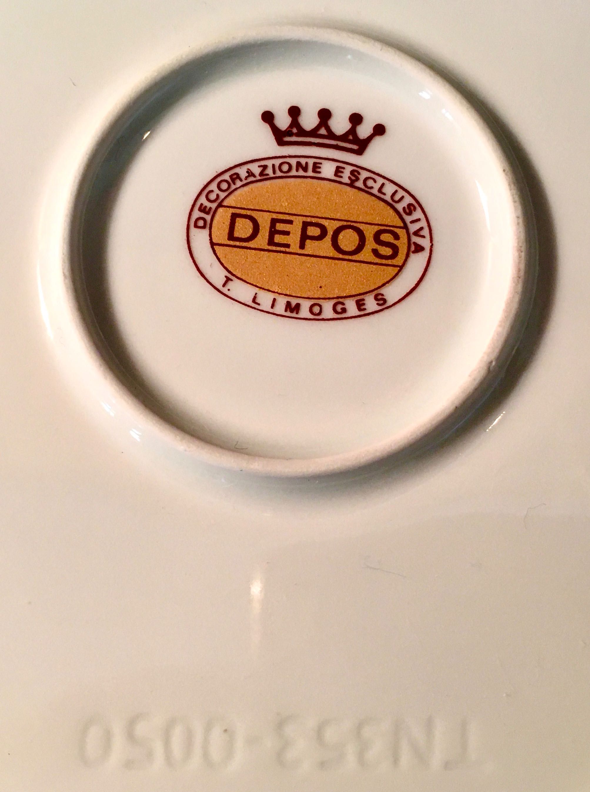 T. LIMOGES (Depos) - excelente estado - 17 x 17 x 2 cm/s