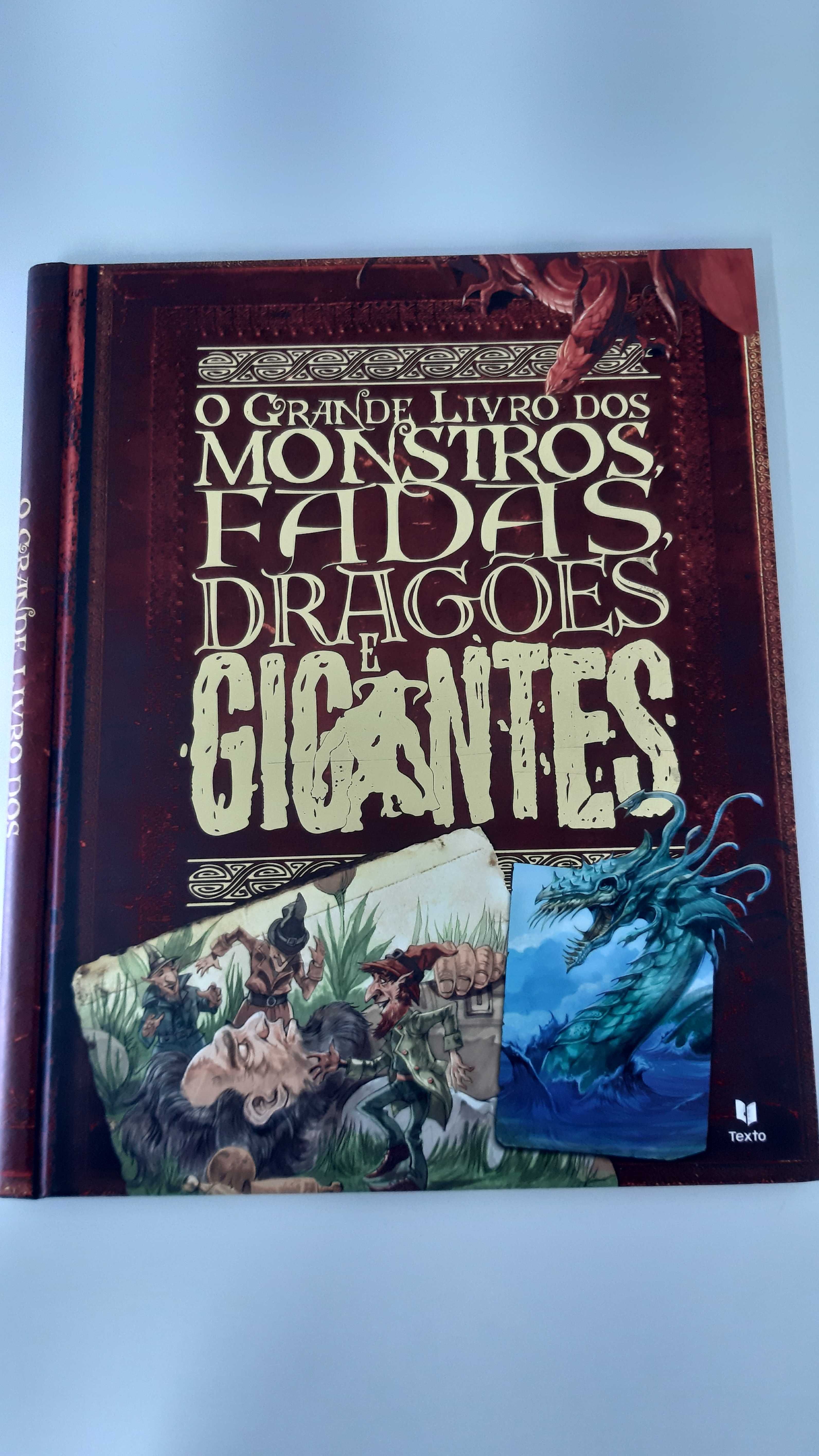 Livro - O Grande Livro dos Monstros, Fadas, Dragões e Gigantes