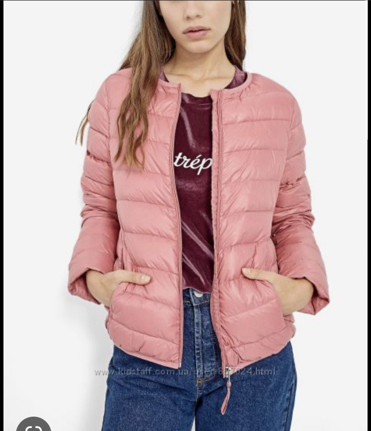 Мікропуховик Куртка Stradivarius Light Down Jacket