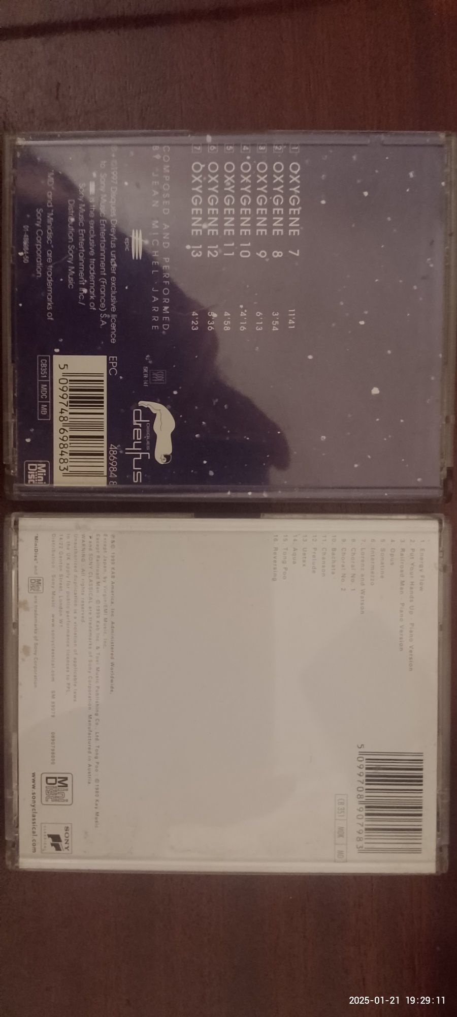 Minidisc originais