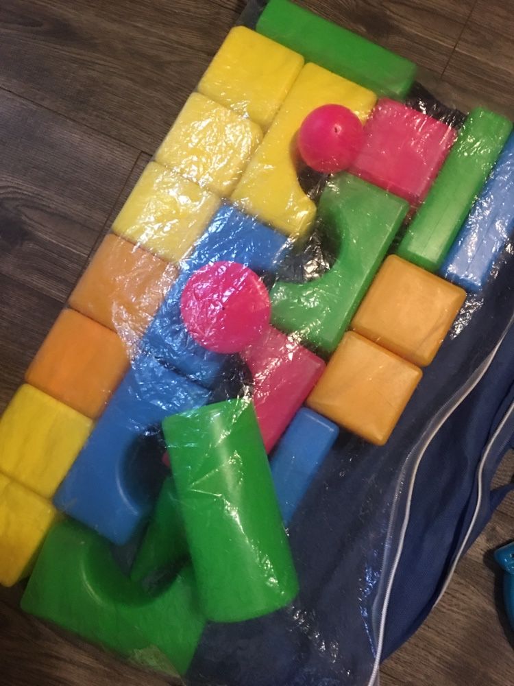 Кубики для діток пазли лего  3D доска для рисования GLOW (цветн