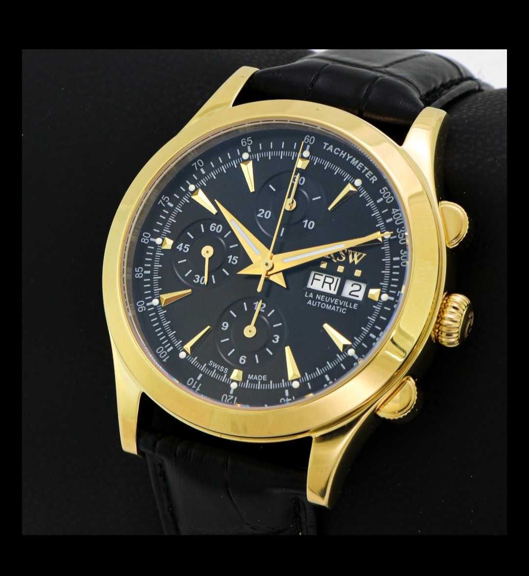 RSW Zupełnie nowy, szwajcarski zegarek Valjoux, Automatic Chronograph