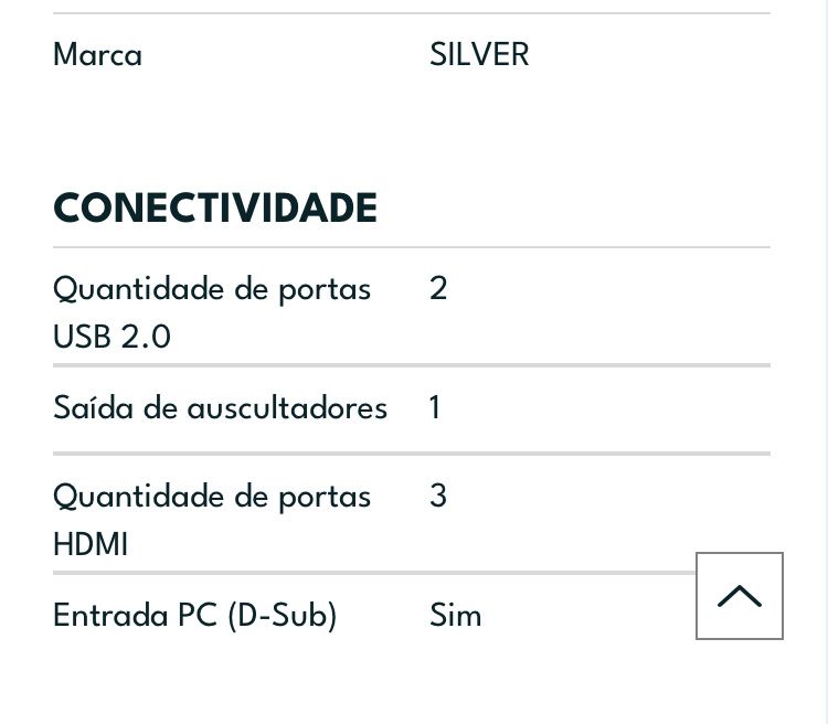 Móvel e tv silver 32 polegadas