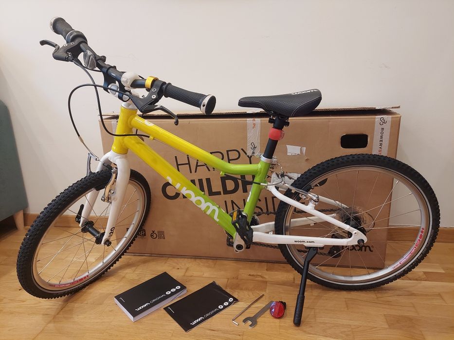 Rower WOOM 4 20" kolor Atomic Neon LIMITOWANA EDYCJA