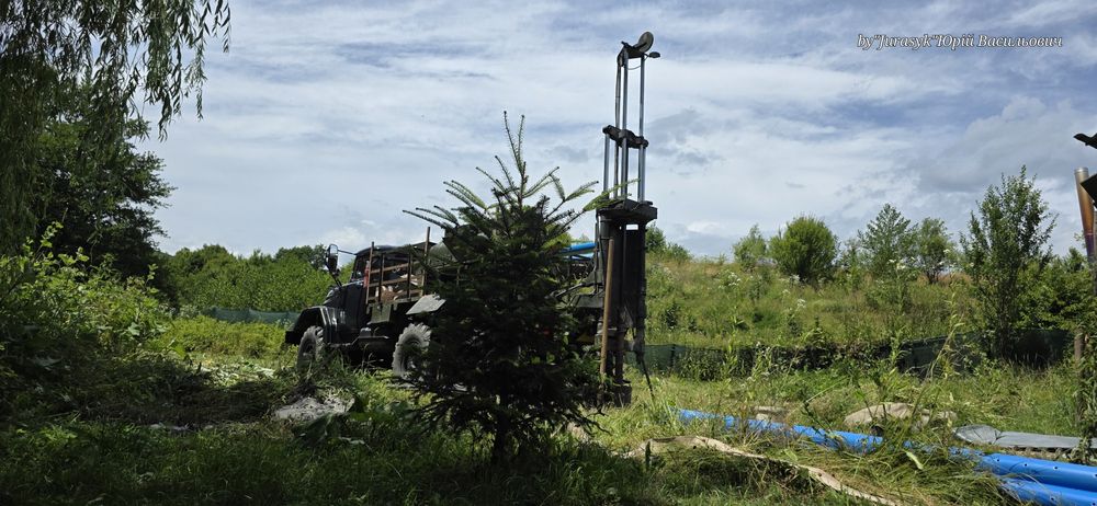 Буріння свердловин на воду.
Очистка свердловин.
Закарпатська обл.
066