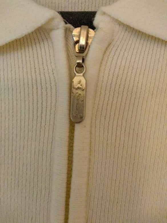 sweter rozpinany biały rozm. 38-40