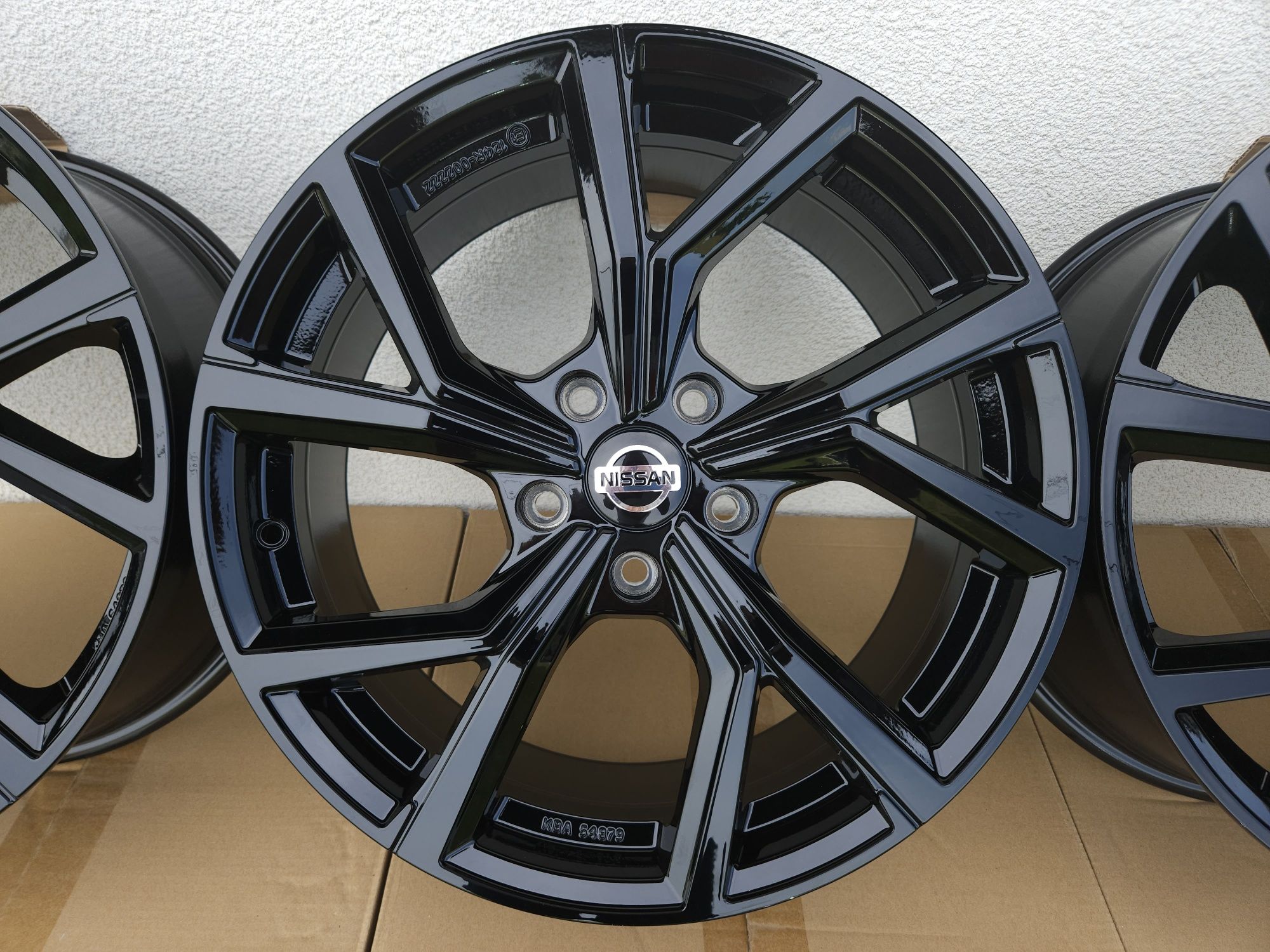 Nissan 18 " Nowe 5x114,3 Qashqai X-Trail Rogue Felgi Czarne Alufelgi