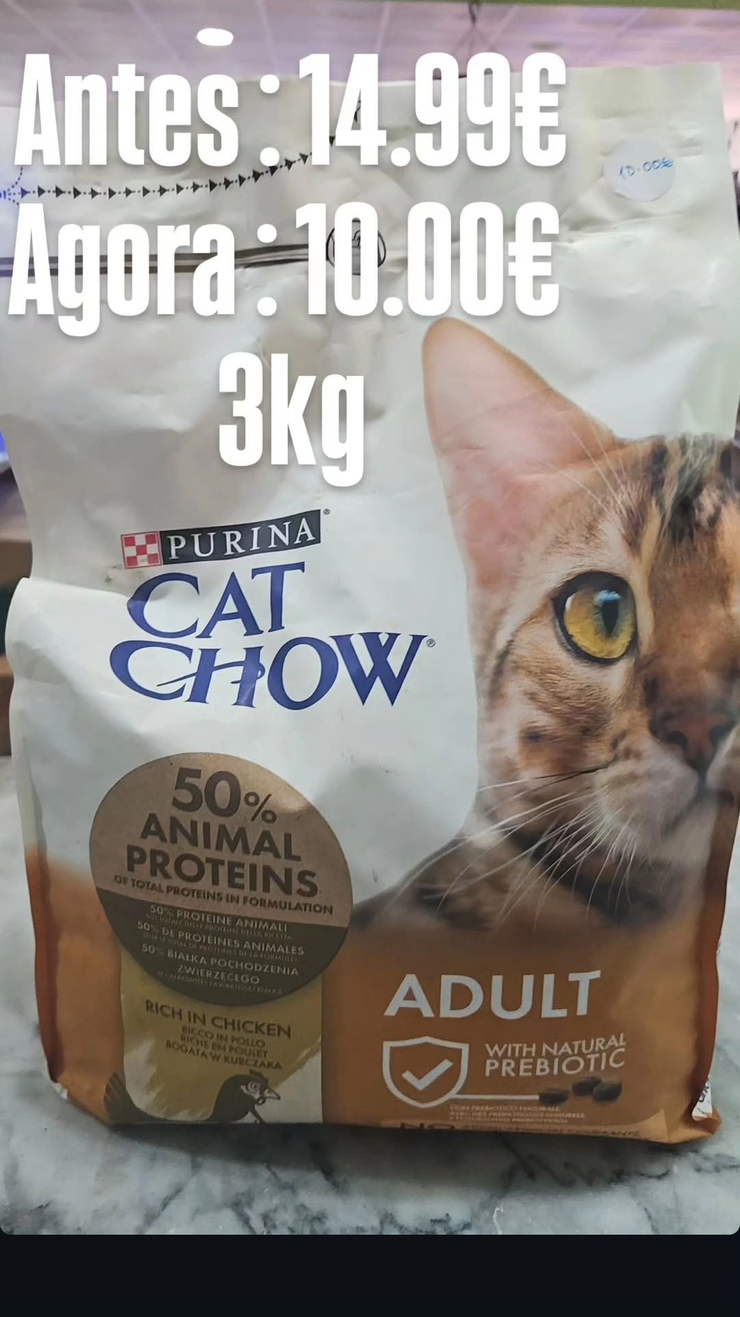 Rações para gato! 30% Desconto