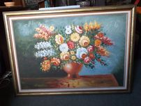 Quadro grande pintado à mão