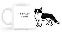 Kubek Z Nadrukiem Rasy Psów Border Collie + kartonik
