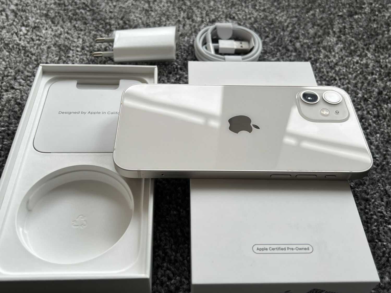 iPhone 12 64GB WHITE BIAŁY Silver Bateria 97% Gwarancja FV